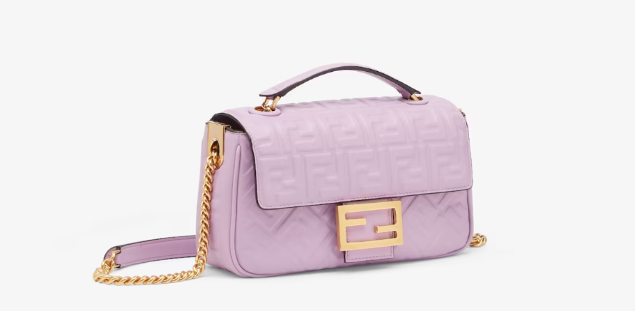 Fendi Bags? Fendi Baguette Chain Midi Nappa leather Bag Premium Designer Shoulder Bag