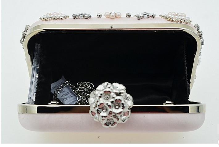 Front view of Shelly Mason Evening Clutch Bag premium bag
