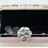 Front view of Shelly Mason Evening Clutch Bag premium bag