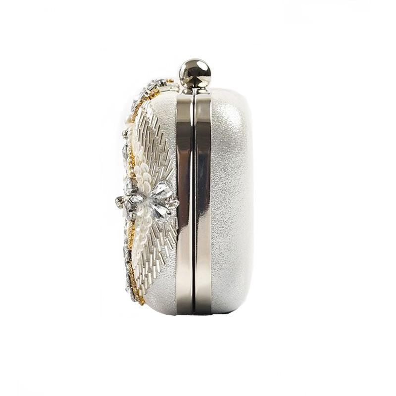 Shelly Mason Evening Clutch Bag detail shot – authentic designer craftsmanship