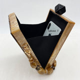 Front view of Shelly Mason Luxury Clutch Bag premium bag