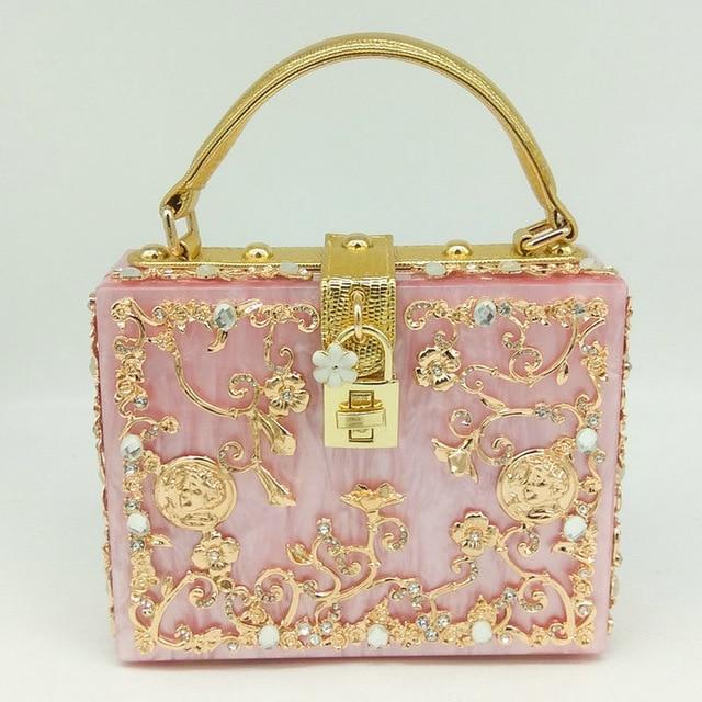 Front view of Shelly Mason Evening Clutch Bag premium bag