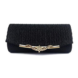 Front view of Shelly Mason Evening Clutch Bag premium bag