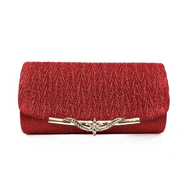 Front view of Shelly Mason Evening Clutch Bag premium bag