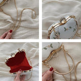 Front view of Shelly Mason Evening Clutch Bag premium bag