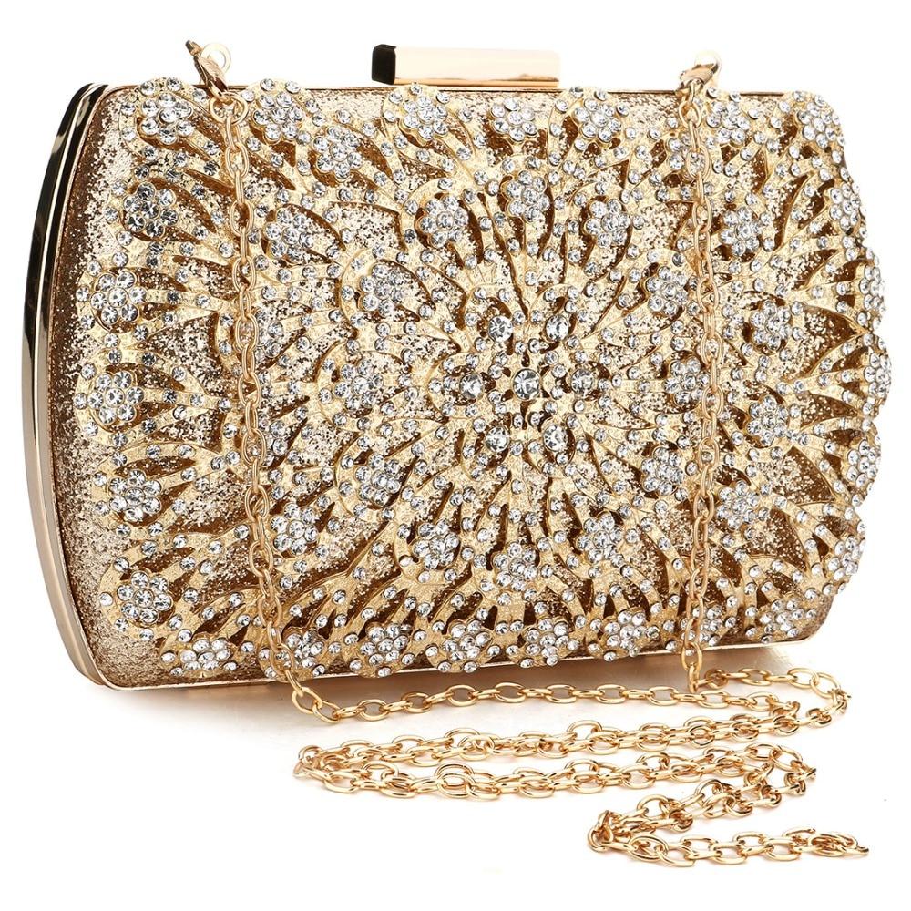 Front view of Shelly Mason Evening Clutch Bag premium bag