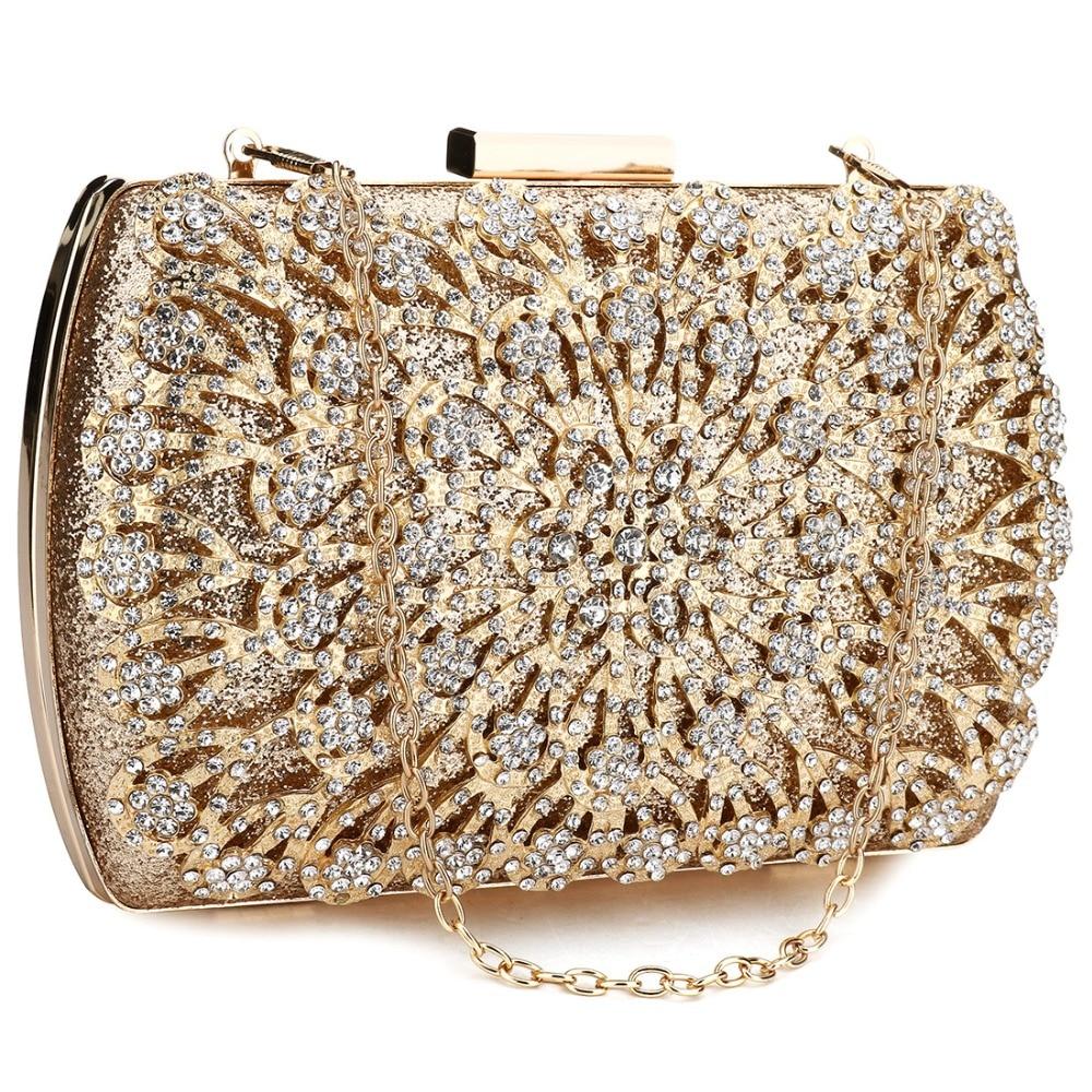Front view of Shelly Mason Evening Clutch Bag premium bag
