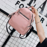 Velouxe Women's Backpack detail shot – authentic designer craftsmanship