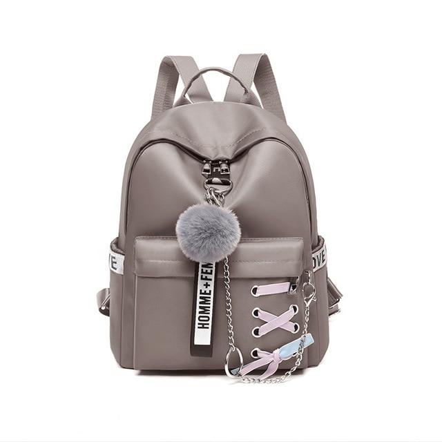 Velouxe Women's Backpack detail shot – authentic designer craftsmanship