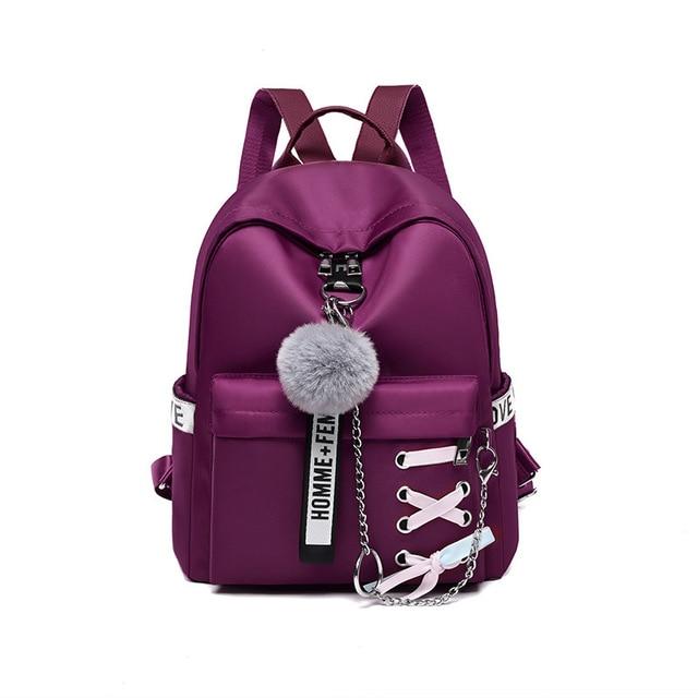 Front view of Velouxe Women's Backpack premium bag