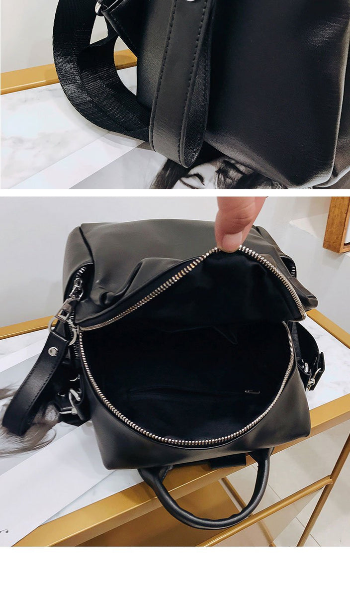 Velouxe Women's Backpack detail shot – authentic designer craftsmanship