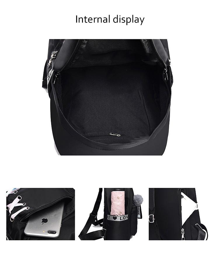 Velouxe Women's Backpack detail shot – authentic designer craftsmanship