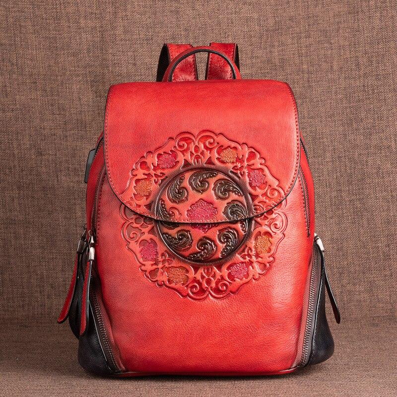 Front view of Velouxe Women's Backpack premium bag
