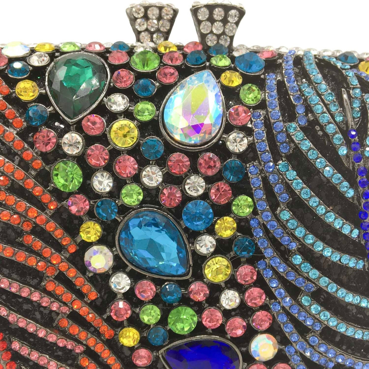 Shelly Mason Evening Clutch Bag detail shot – authentic designer craftsmanship