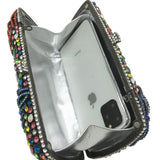 Front view of Shelly Mason Evening Clutch Bag premium bag