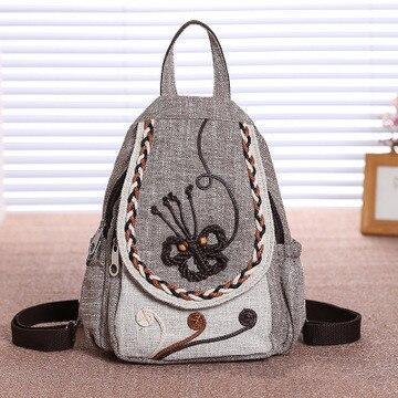 Velouxe Women's Backpack detail shot – authentic designer craftsmanship