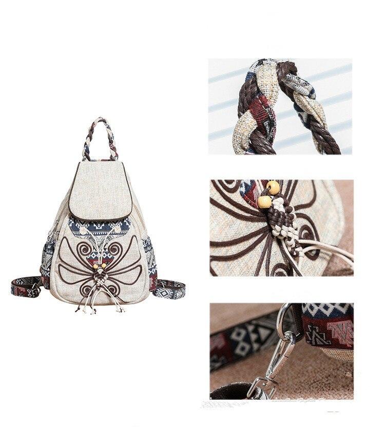 Velouxe Women's Backpack detail shot – authentic designer craftsmanship