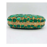 Front view of Shelly Mason Luxury Clutch Bag premium bag