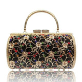 Front view of Shelly Mason Luxury Clutch Bag premium bag