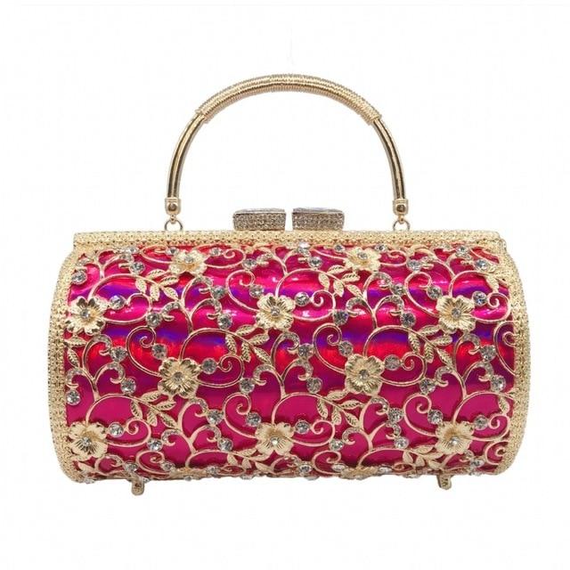 Front view of Shelly Mason Luxury Clutch Bag premium bag