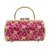 Front view of Shelly Mason Luxury Clutch Bag premium bag