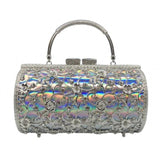 Front view of Shelly Mason Luxury Clutch Bag premium bag