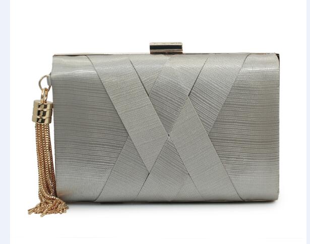 Front view of Shelly Mason Luxury Clutch Bag premium bag
