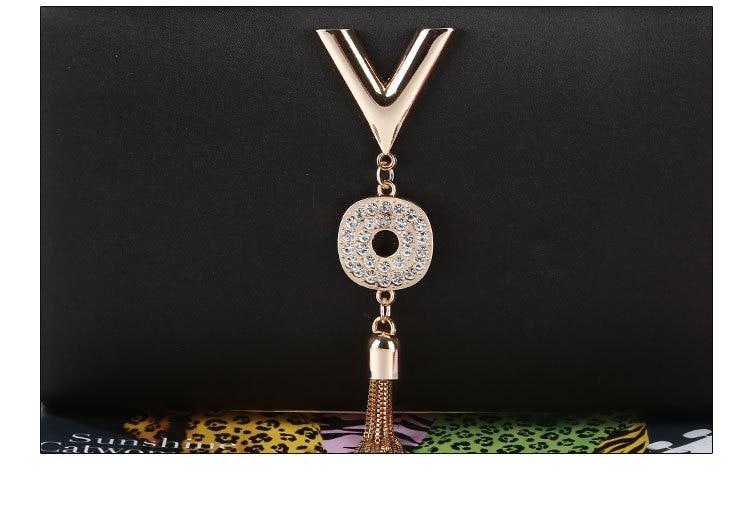 Front view of Shelly Mason Luxury Clutch Bag premium bag