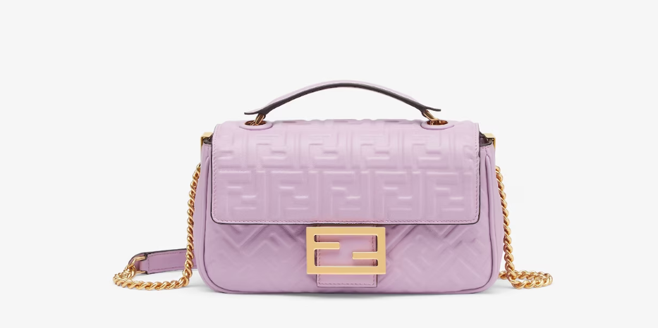 Fendi Bags? Fendi Baguette Chain Midi Nappa leather Bag Premium Designer Shoulder Bag