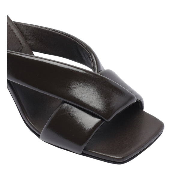 Bottega Veneta premium sandals detail and craftsmanship close-up
