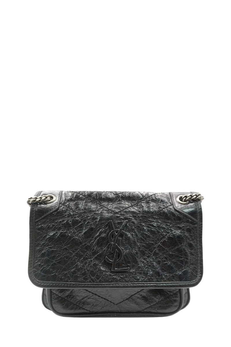 Saint Laurent Bags- Saint Laurent Baby Monogram Matelasse Niki Bag Black Premium Designer Shoulder Bag