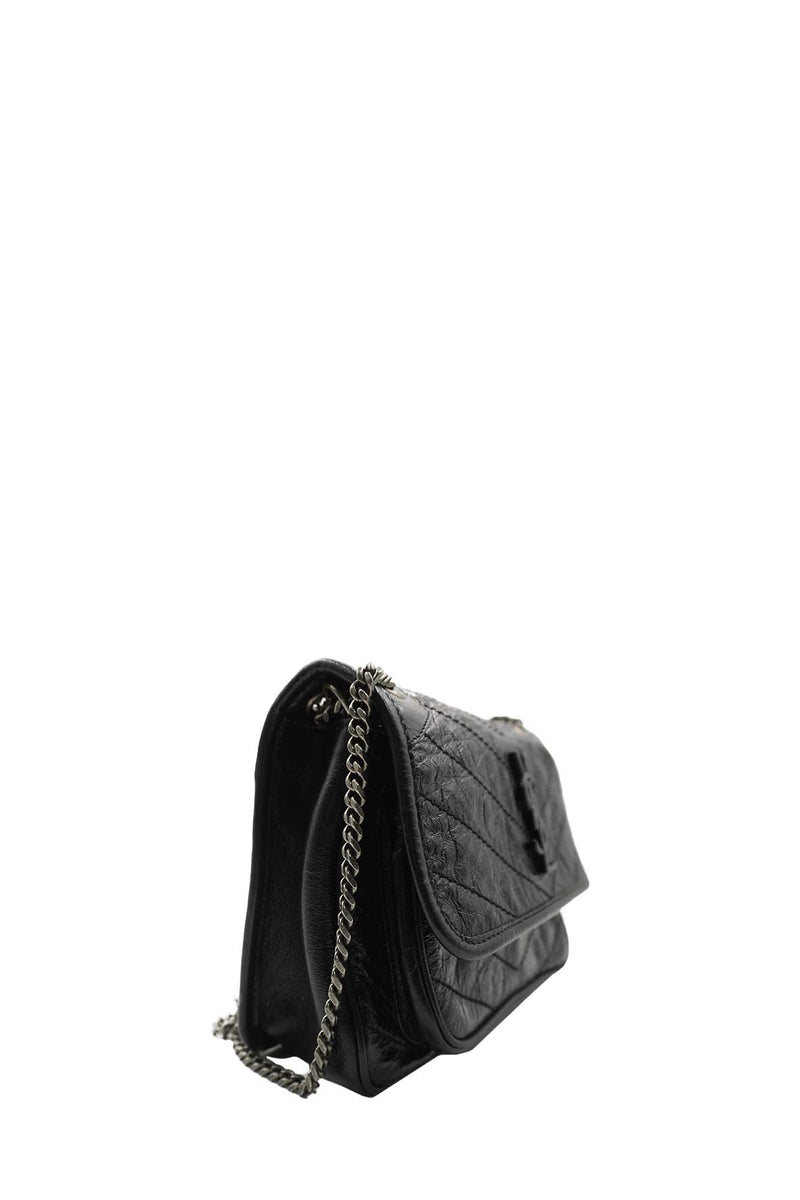 Saint Laurent Bags- Saint Laurent Baby Monogram Matelasse Niki Bag Black Premium Designer Shoulder Bag