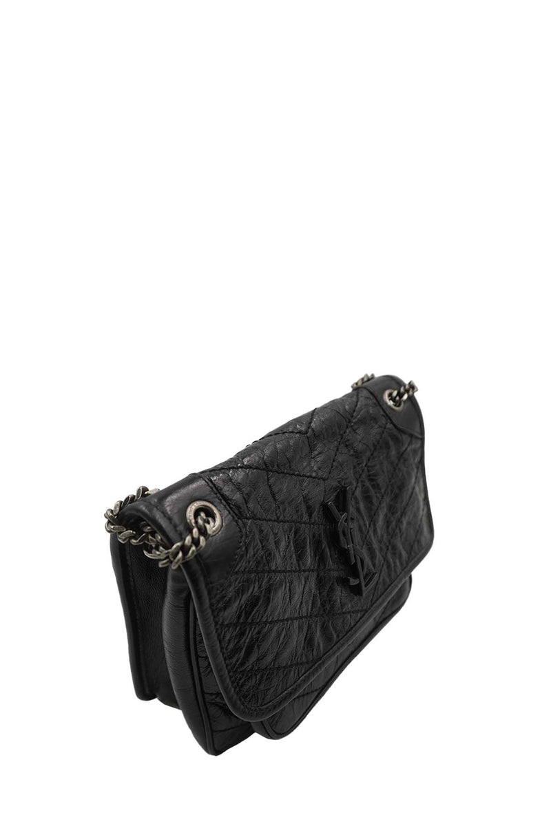 Saint Laurent Bags- Saint Laurent Baby Monogram Matelasse Niki Bag Black Premium Designer Shoulder Bag