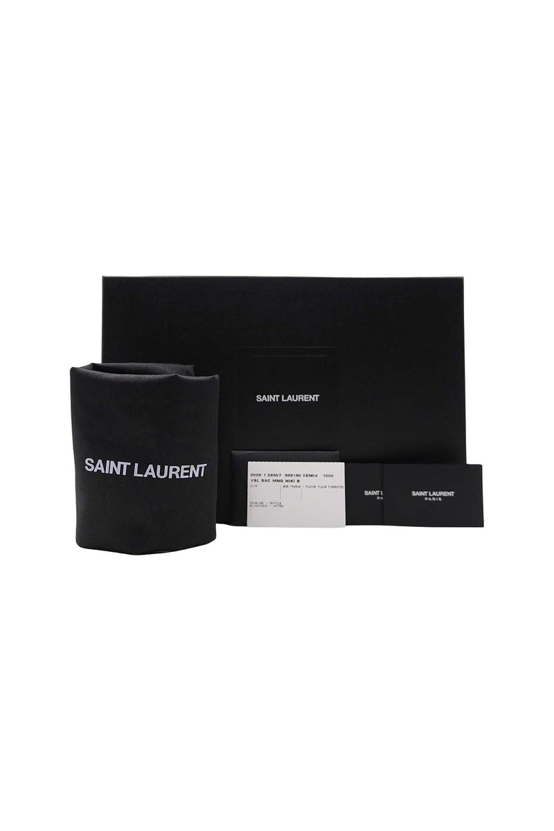 Saint Laurent Accessories- Saint Laurent Baby Niki Crinkle Black Premium Everyday Designer Accessory