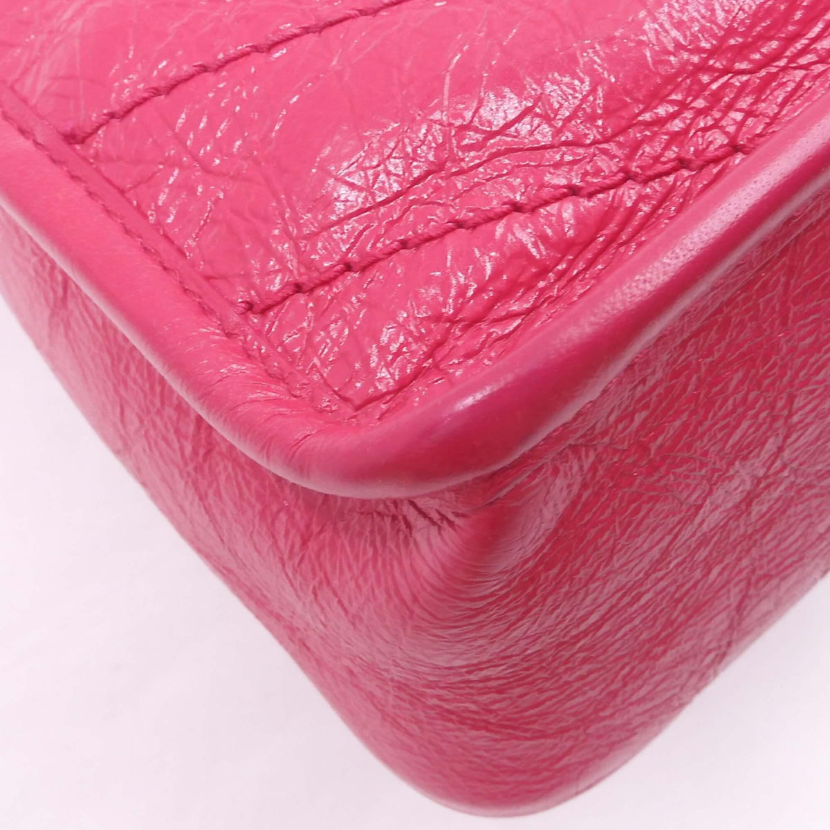 Saint Laurent Bags? Saint Laurent Baby Niki Crinkle Fuchsia Premium Designer Shoulder Bag