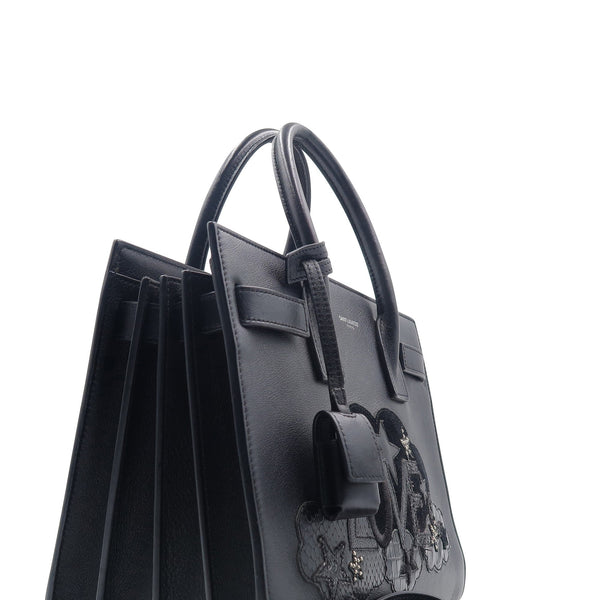 Bags- Baby Sac de Jour Love in Grained Leather Black Elegant Everyday Designer Handbag