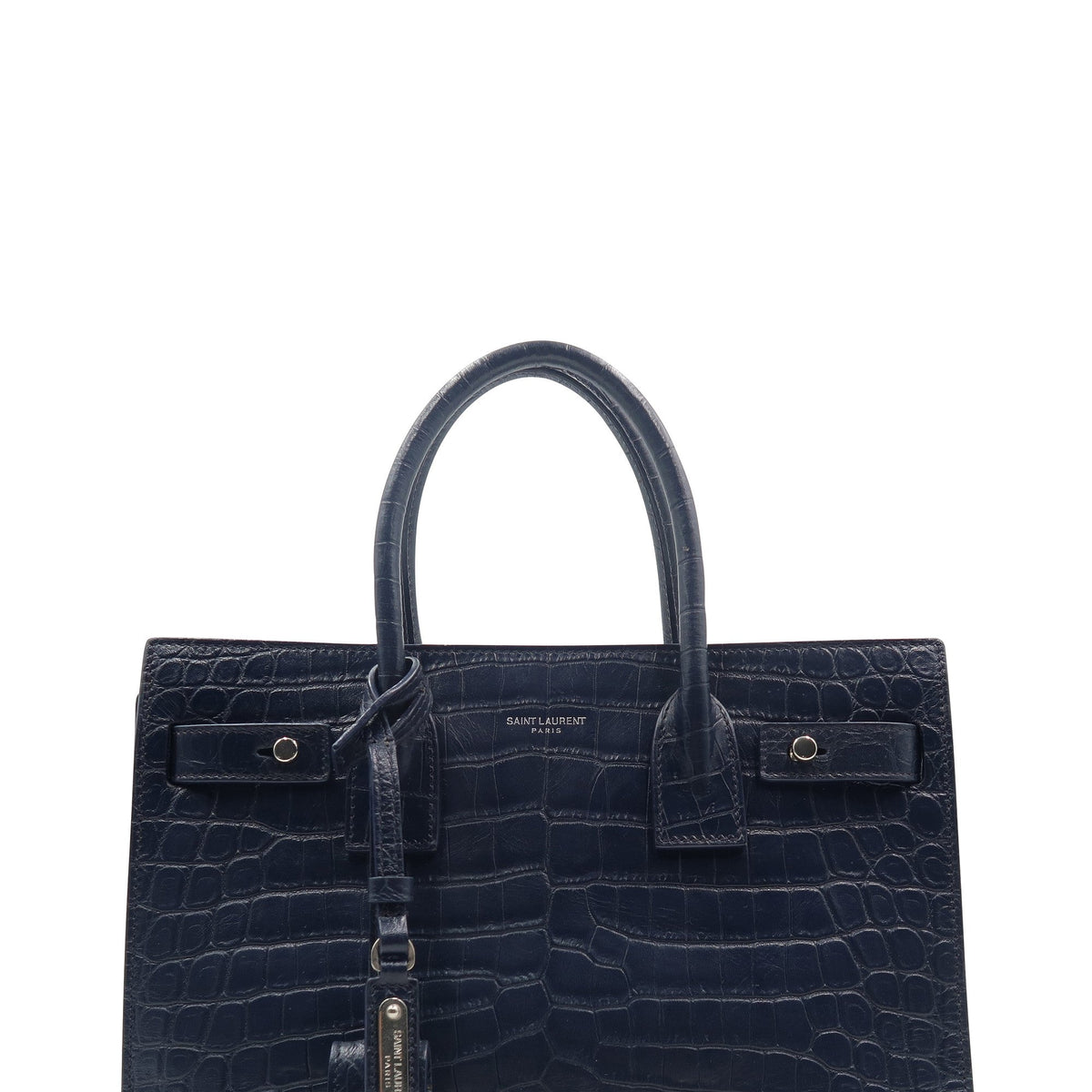 Saint Laurent Bags? Saint Laurent Baby Sac De Jour Souple Crocodile Embossed Navy Elegant Everyday Designer Handbag