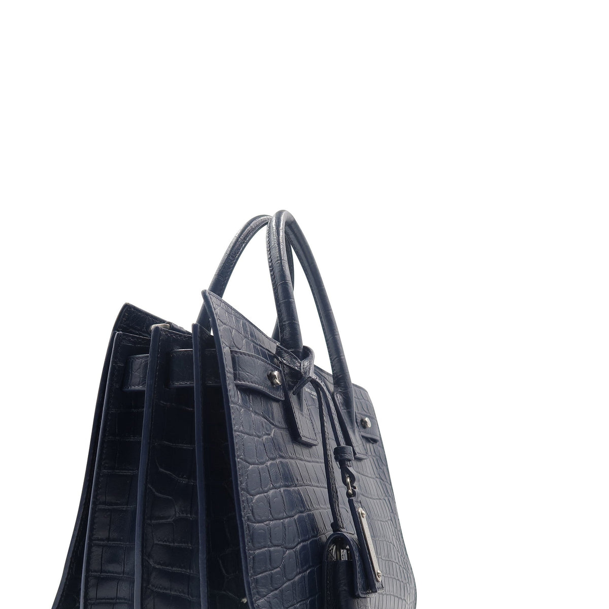 Saint Laurent Bags? Saint Laurent Baby Sac De Jour Souple Crocodile Embossed Navy Elegant Everyday Designer Handbag