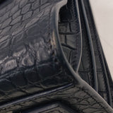 Close-up of Baby bags hardware and fine stitching