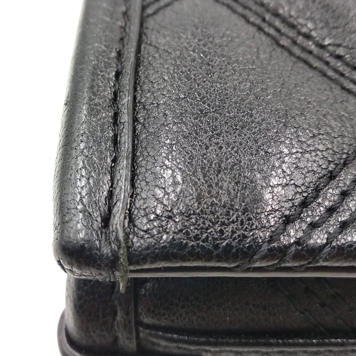 Saint Laurent Wallets? Saint Laurent Becky Diamond-Quilted Chain Wallet Black Premium Leather Designer Wallet