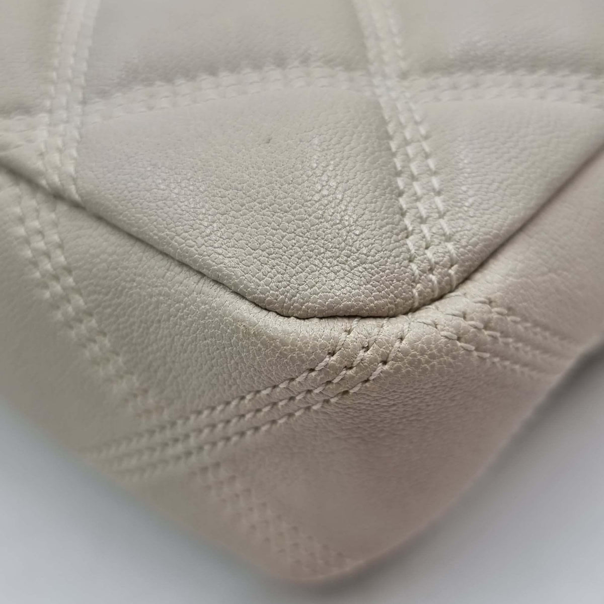 Saint Laurent Bags? Saint Laurent Becky Double Zip Pouch Shoulder Bag Dusky White Elegant Everyday Designer Handbag