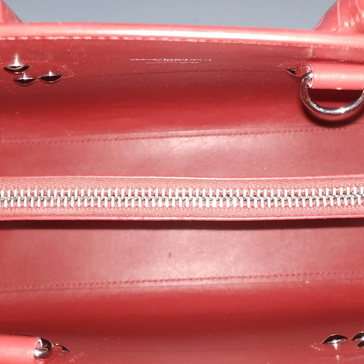 Close-up of Classic bags hardware and fine stitching