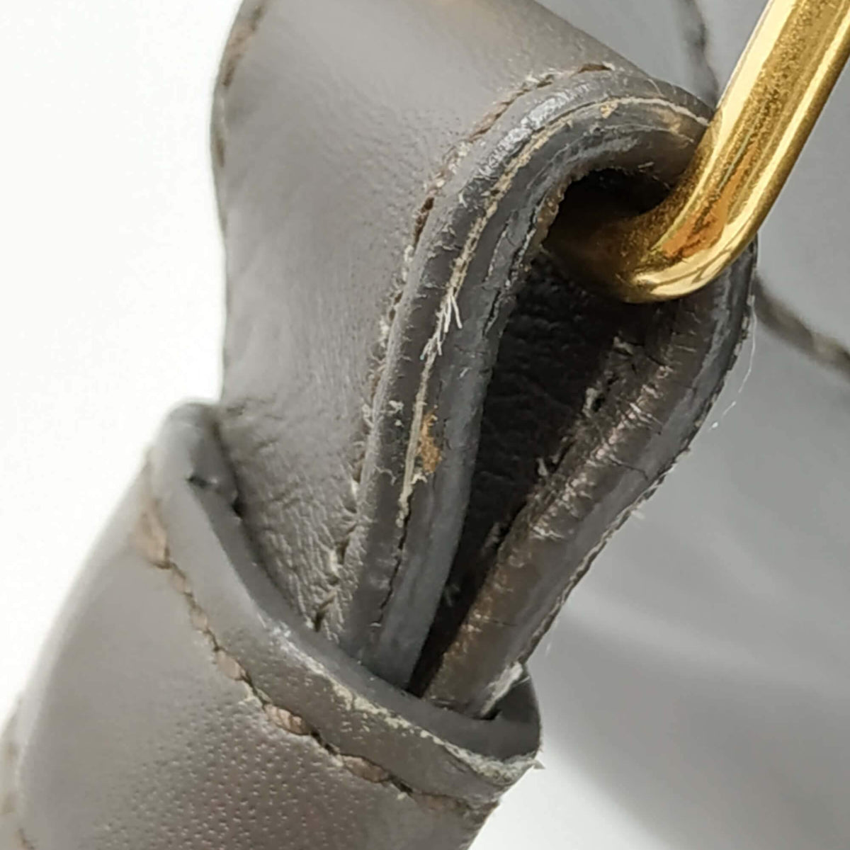 Close-up of Classic bags hardware and fine stitching