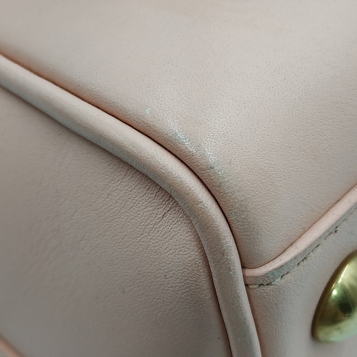 Close-up of Classic bags hardware and fine stitching
