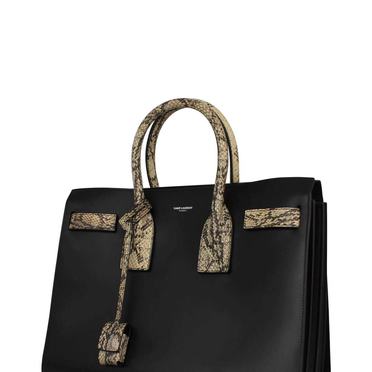 Close-up of Classic bags hardware and fine stitching