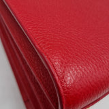 Close-up of Classic bags hardware and fine stitching