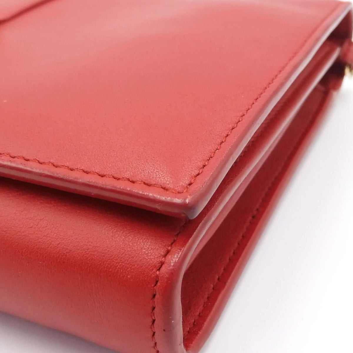 Close-up of Classic bags hardware and fine stitching