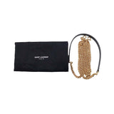 Close-up of Envelope bags hardware and fine stitching