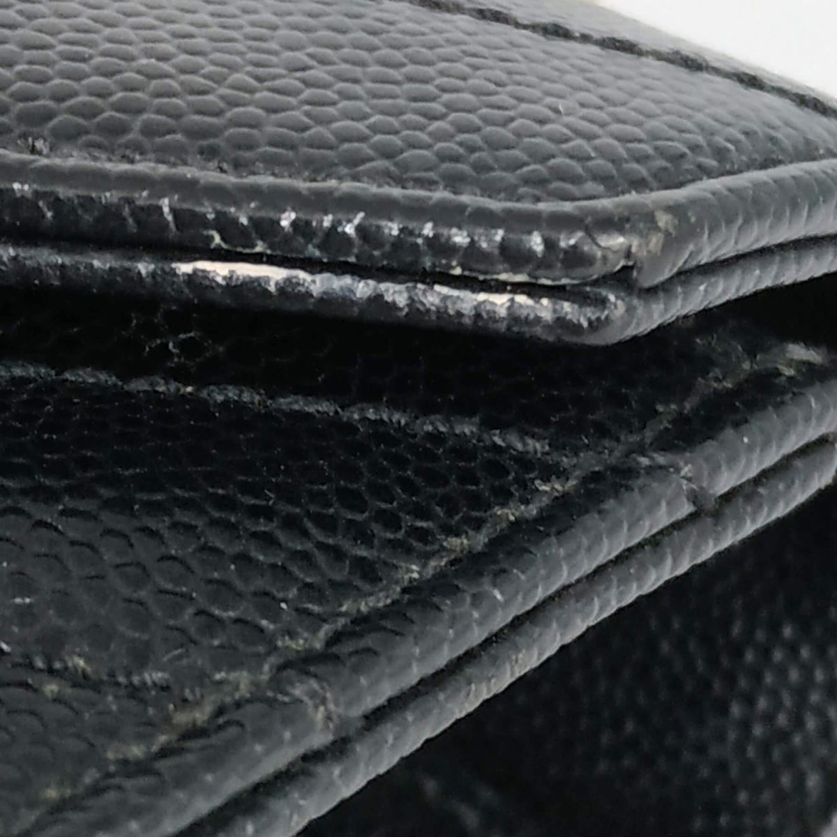 Close-up of Large bags hardware and fine stitching