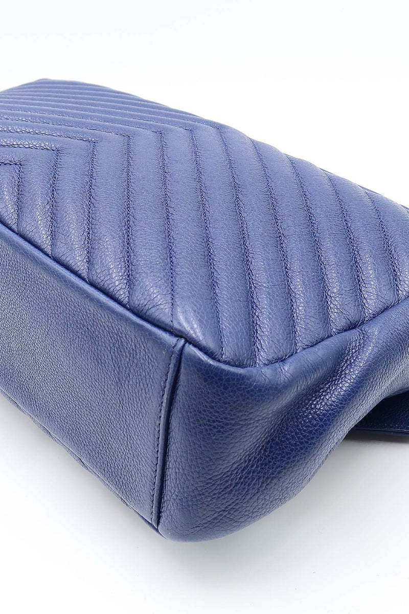 Close-up of Large bags hardware and fine stitching